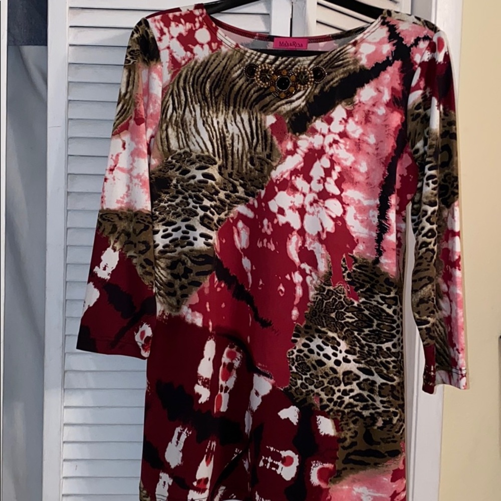 New Max & Rina POLYESTER & Spandix Top